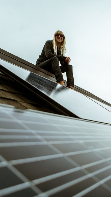 Instalación solar en una vivienda